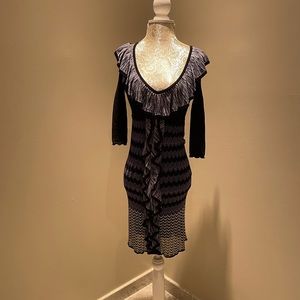 Marciano Dress Knit Ruffle Front dress XS